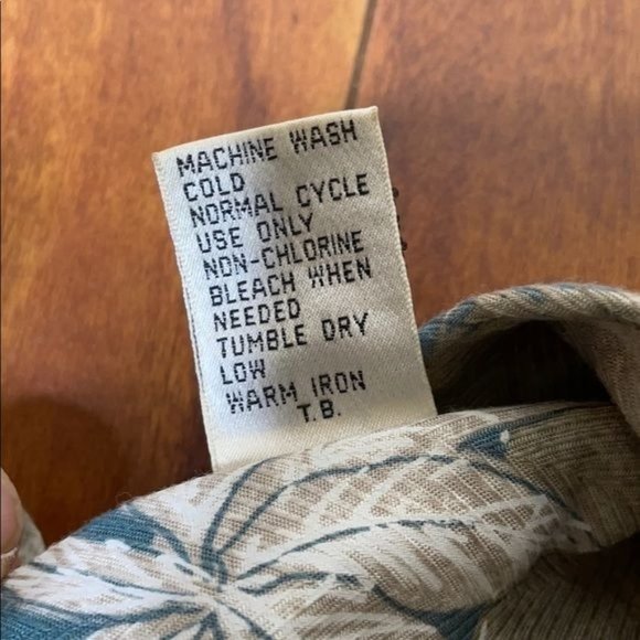 Moda Campia Buttoned Down Short Sleeve Shirt Plam Trees Tropical Hawaii Men's S - Picture 5 of 7